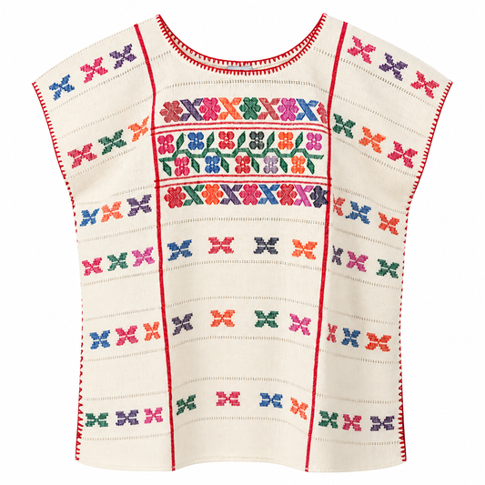 blusa huipil mexico oaxaca