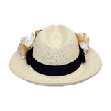 Sombrero Mujer Flores