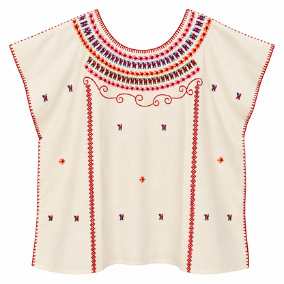 blusa huipil mexicano mujer