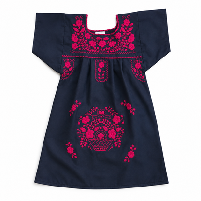 Vestido bordado Mexicano - Niña
