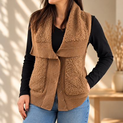 Chaleco Premium Alpaca Amber