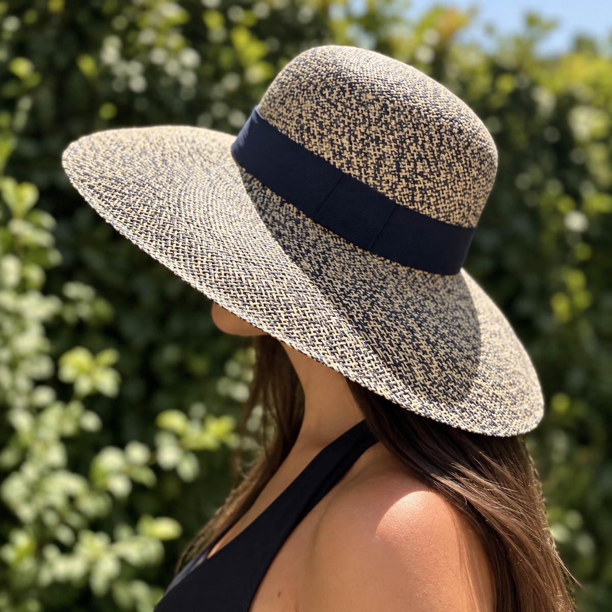 sombrero monaco panama hat mujer paja toquilla ecuador