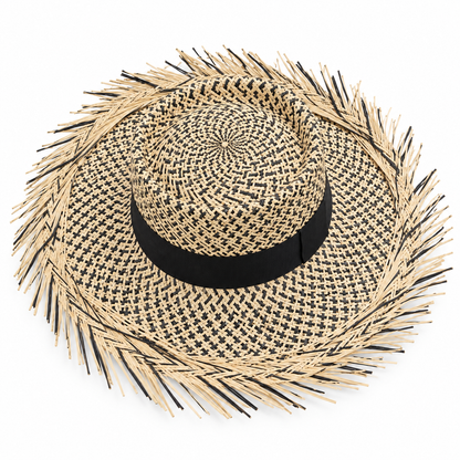 sombrero panama hat tejido a mano en ecuador para mujer