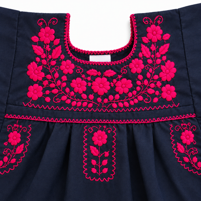 Vestido bordado Mexicano - Niña