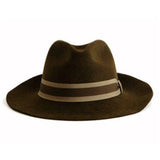 Sombrero Paño fedora marrón